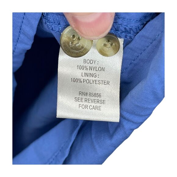 Gander Mountain Guide Series Fishing Shirt Men's 3XLT Blue Nylon Button-Down - Picture 8 of 8